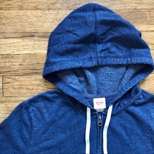 Blue Zip-up Hoodie